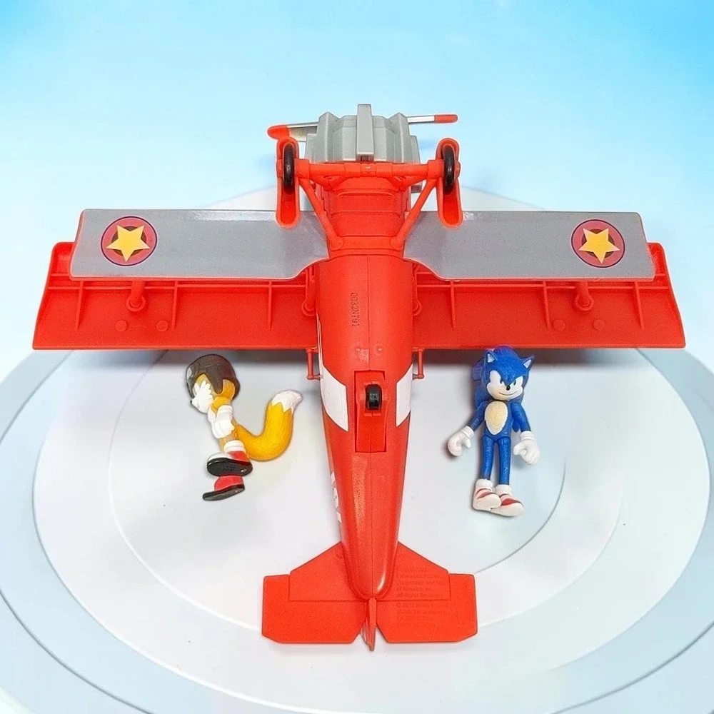 Sonic the Hedgehog 2 Movie Tornado Biplane with Sonic & Tails Jakks Sega 2022